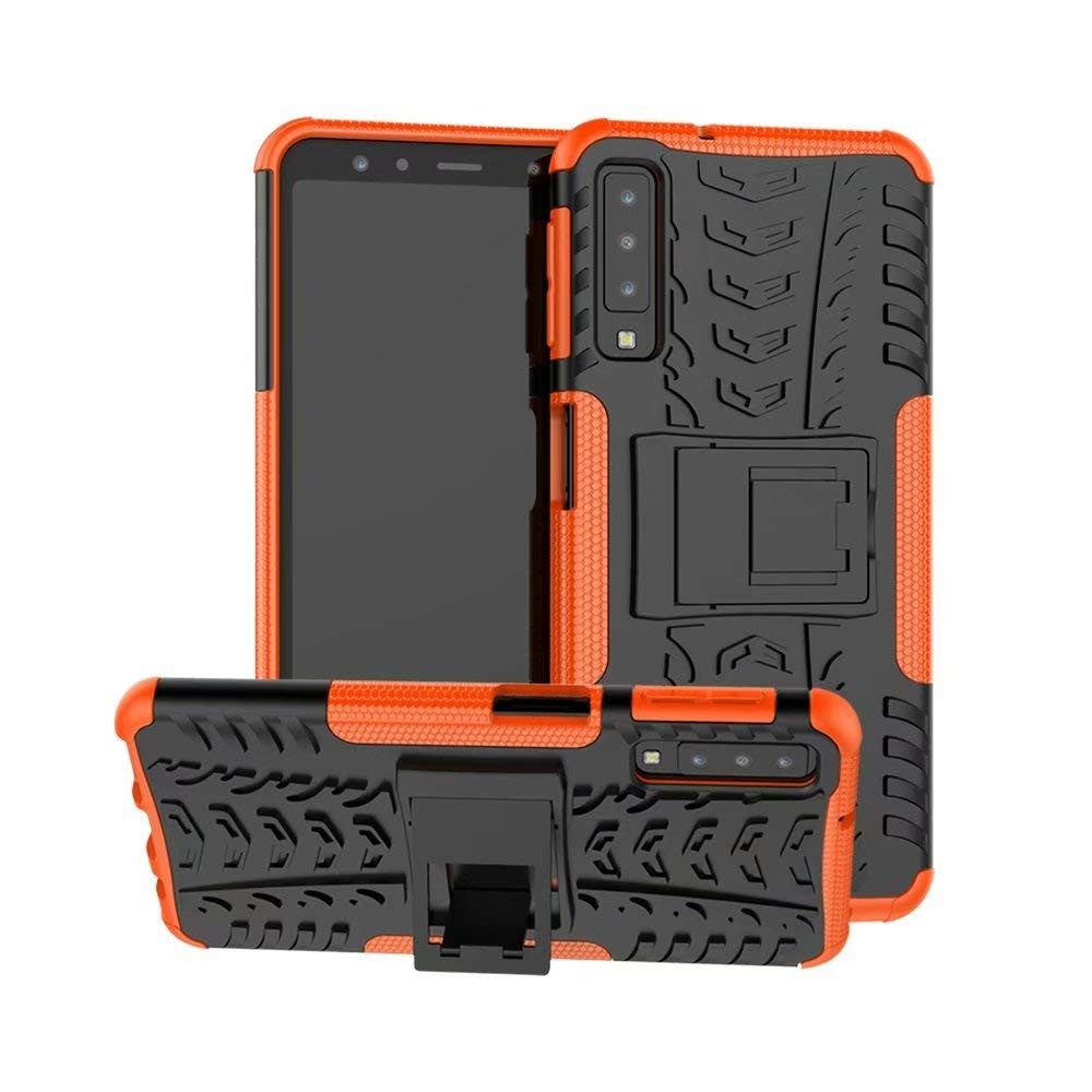 Чохол Armor Case для Samsung A750 Galaxy A7 2018 Помаранчевий