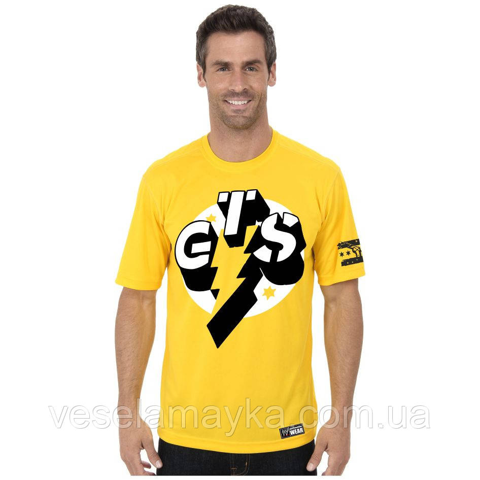 Футболка "CM Punk 3". Жовта, фото 1