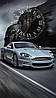 Часы настенные стеклянные "Aston Martin", фото 2