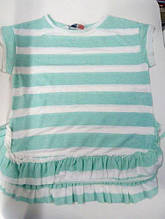 Туніка дитяча Federi, 110 бірюзовий полоска