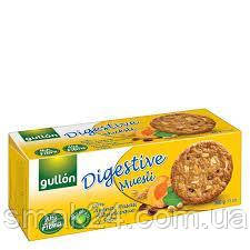 Печиво злакове з вівсом, родзинками й абрикосом Gullon 365 г Іспанія