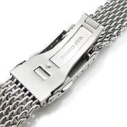 19mm, 20mm Ploprof 316 Reform Stainless Steel SHARK Mesh Watch Band Diver Strap P, фото 6