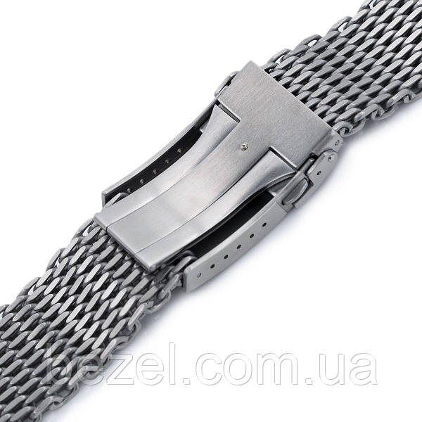 22mm Winghead SHARK Mesh Band Stainless Steel Watch Bracelet V