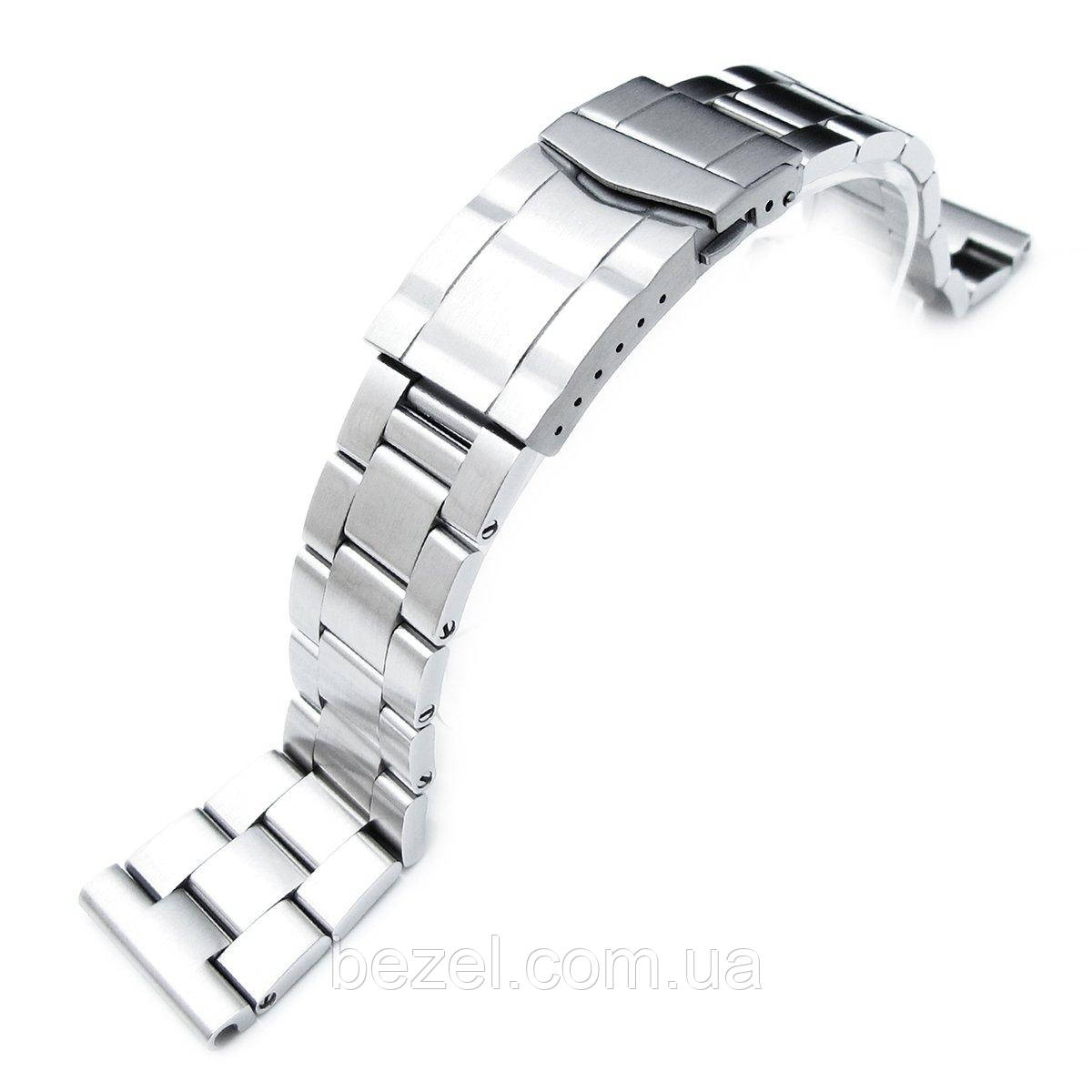 19mm, 20mm or 21mm Super Oyster watch band універсальний straight end version, Solid Submariner Clasp, фото 1