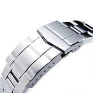 19mm, 20mm or 21mm Super Oyster watch band універсальний straight end version, Solid Submariner Clasp, фото 3