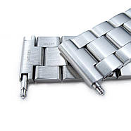 19mm, 20mm or 21mm Super Oyster watch band універсальний straight end version, Solid Submariner Clasp, фото 4