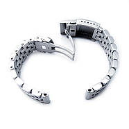 19mm, 20mm, 21mm, 22mm or 23mm Super Engineer II Solid SS Straight End Watch Band, Brushed, Button Chamfer, фото 3