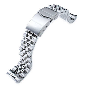 20mm ANGUS Jubilee 316L Stainless Steel Watch Bracelet for Seiko MM300 Prospex Marinemaster SBDX001,