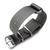 26mm MiLTAT G10 Grezzo SQ ZULU Watch Strap Saddle Brown Geniune Calf, PVD Black, фото 2