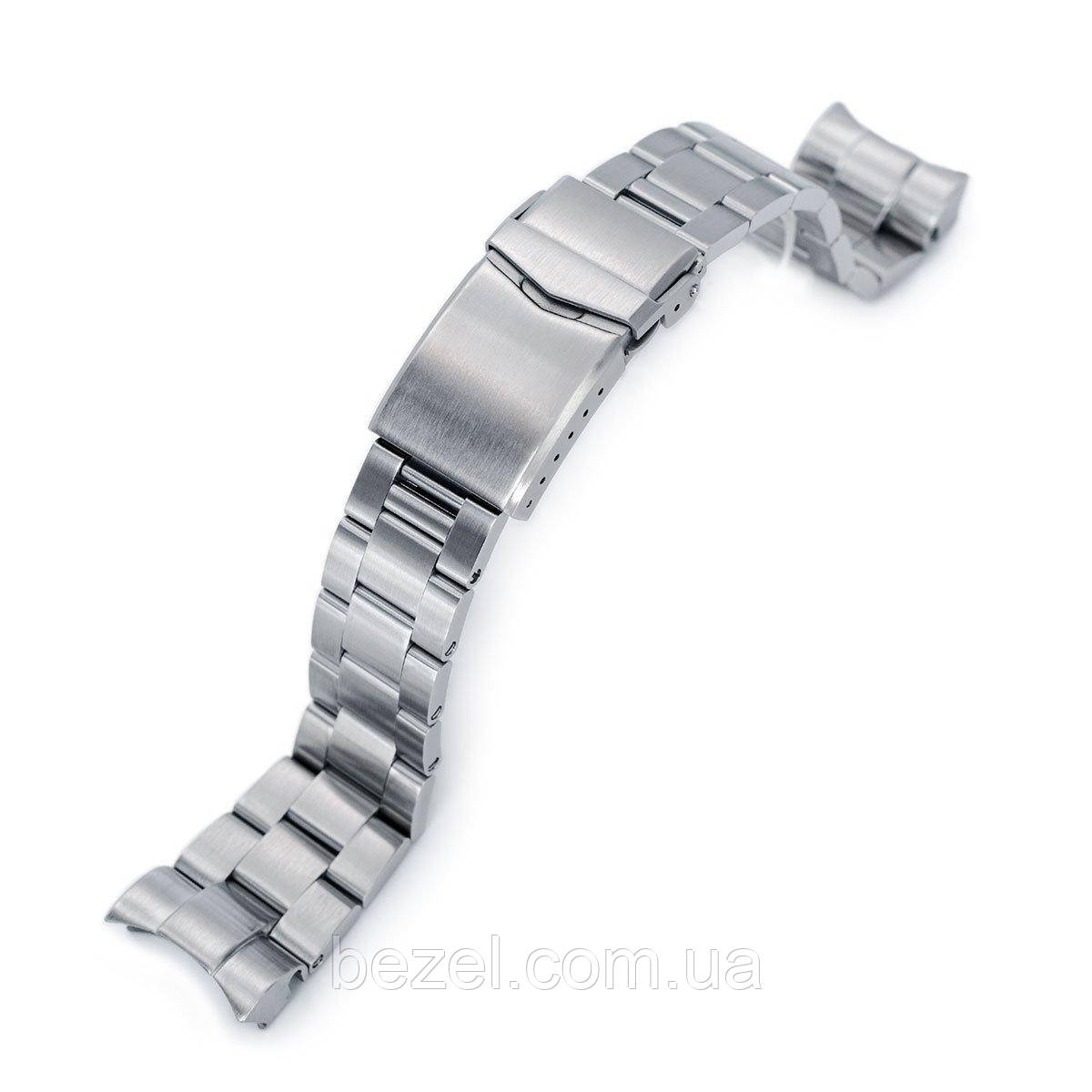 22mm Super 3D Oyster 316L Stainless Steel Watch Bracelet for Tudor Black Bay, V-Clasp Brushed