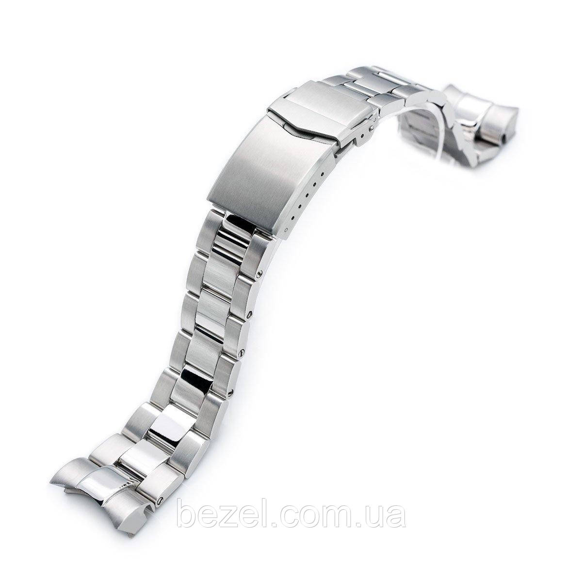 22mm Super 3D Oyster 316L Stainless Steel Watch Bracelet for Tudor Black Bay, V-Clasp Brushed & Polished