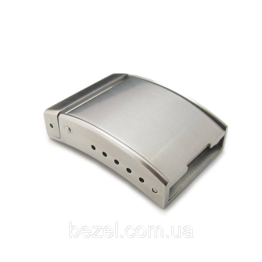 20mm, 22mm or 24mm Brushed Solid OME Style Watch Band Clasp (The Seat Belt Lock spring latch)