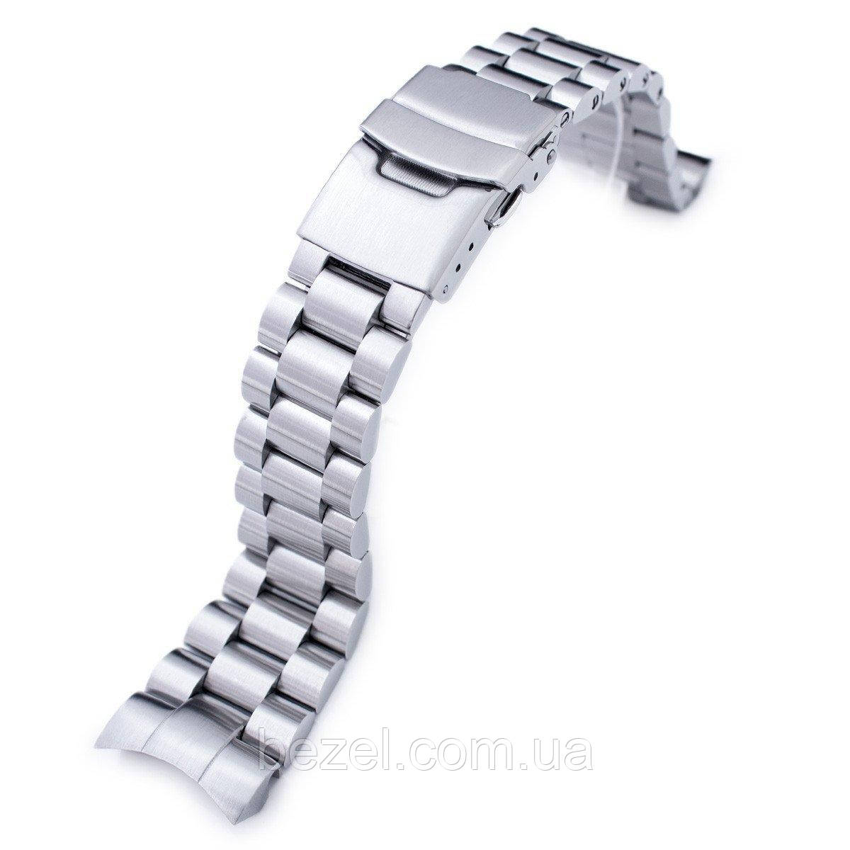 22mm Endmill 316L SS Watch Bracelet for Orient Mako II & Ray II Diver Clasp Brushed