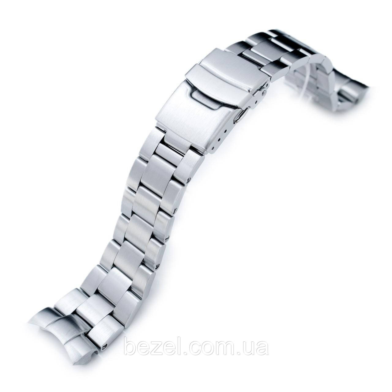 22mm Super Oyster 316L Stainless Steel Watch Bracelet for Orient Mako II & Ray II, Brushed