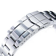22mm Super Oyster 316L Stainless Steel Watch Band for Orient Mako II & Ray II, Submariner Clasp, фото 5