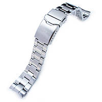 22mm Super Oyster 316L Stainless Steel Watch Band for Orient Mako II & Ray II, Chamfer Clasp