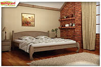 Ліжко двоспальне з натурального дерева Мангеттен, дерев'яне ліжко двоспальне для спальні