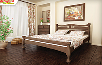 Кровать двуспальная из натурального дерева Даллас, деревянная кровать двуспальная для спальни