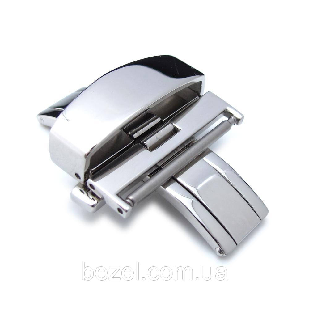 22mm, 24mm Stainless Steel Double Deployment Buckle / Clasp