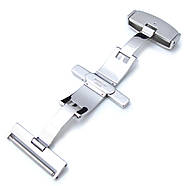 22mm, 24mm Stainless Steel Double Deployment Buckle / Clasp, фото 4