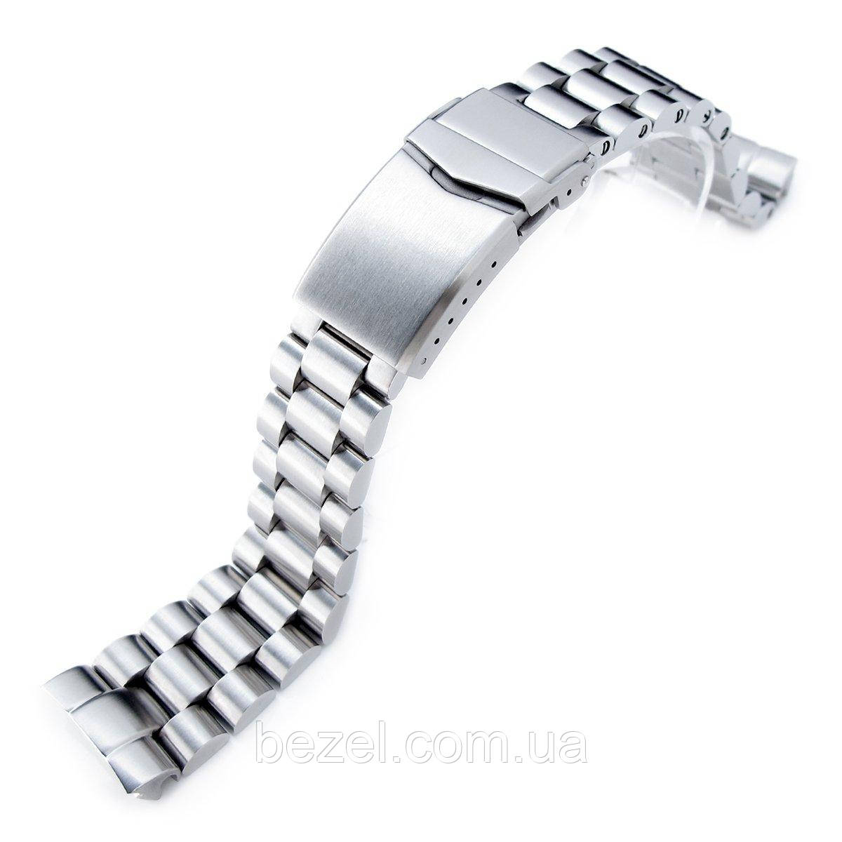 22mm Endmill 316L Stainless Steel Watch Bracelet for Seiko New Turtles SRP777 & PADI SRPA21, V-Clasp Brushed