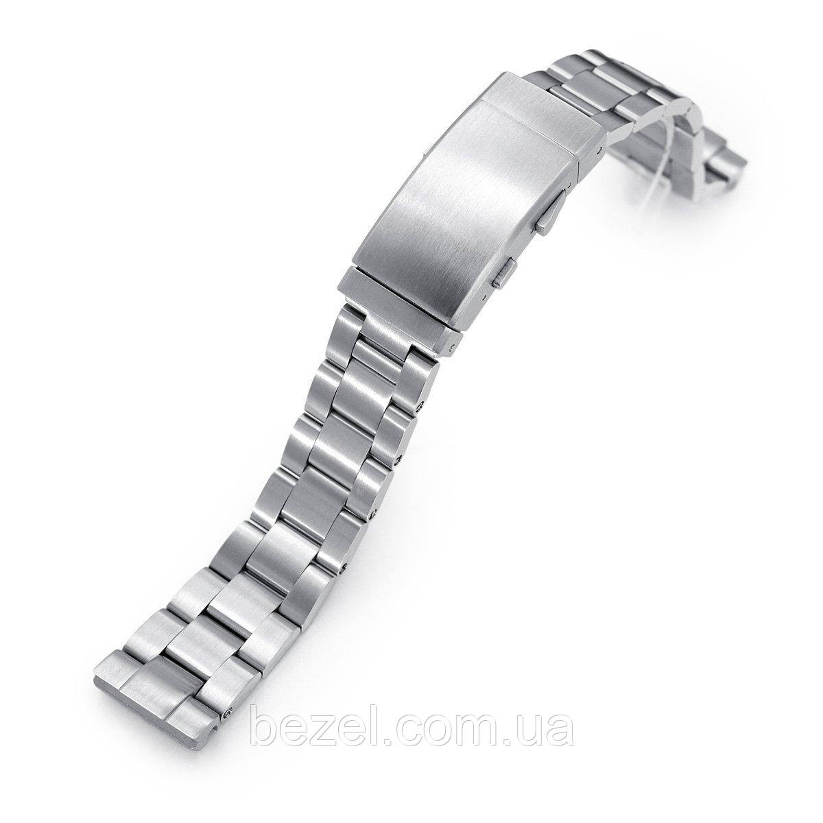 20mm Super 3D Oyster 316L Stainless Steel Watch Bracelet for Seiko SBDC053 aka modern 62MAS, Wetsuit Ratchet