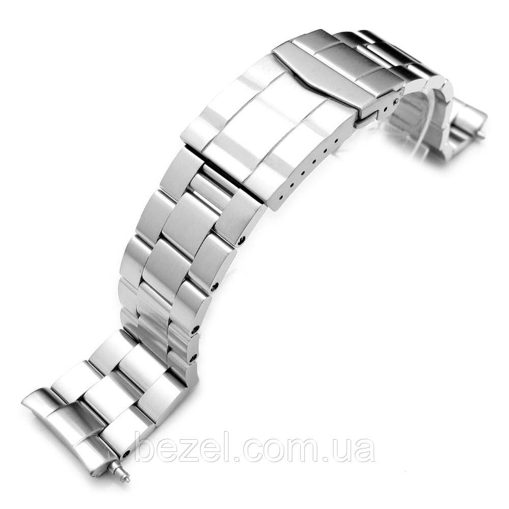 22mm Stainless Steel Super Oyster Watch Band for SEIKO Diver 6309-7040, Solid Submariner Clasp, фото 1