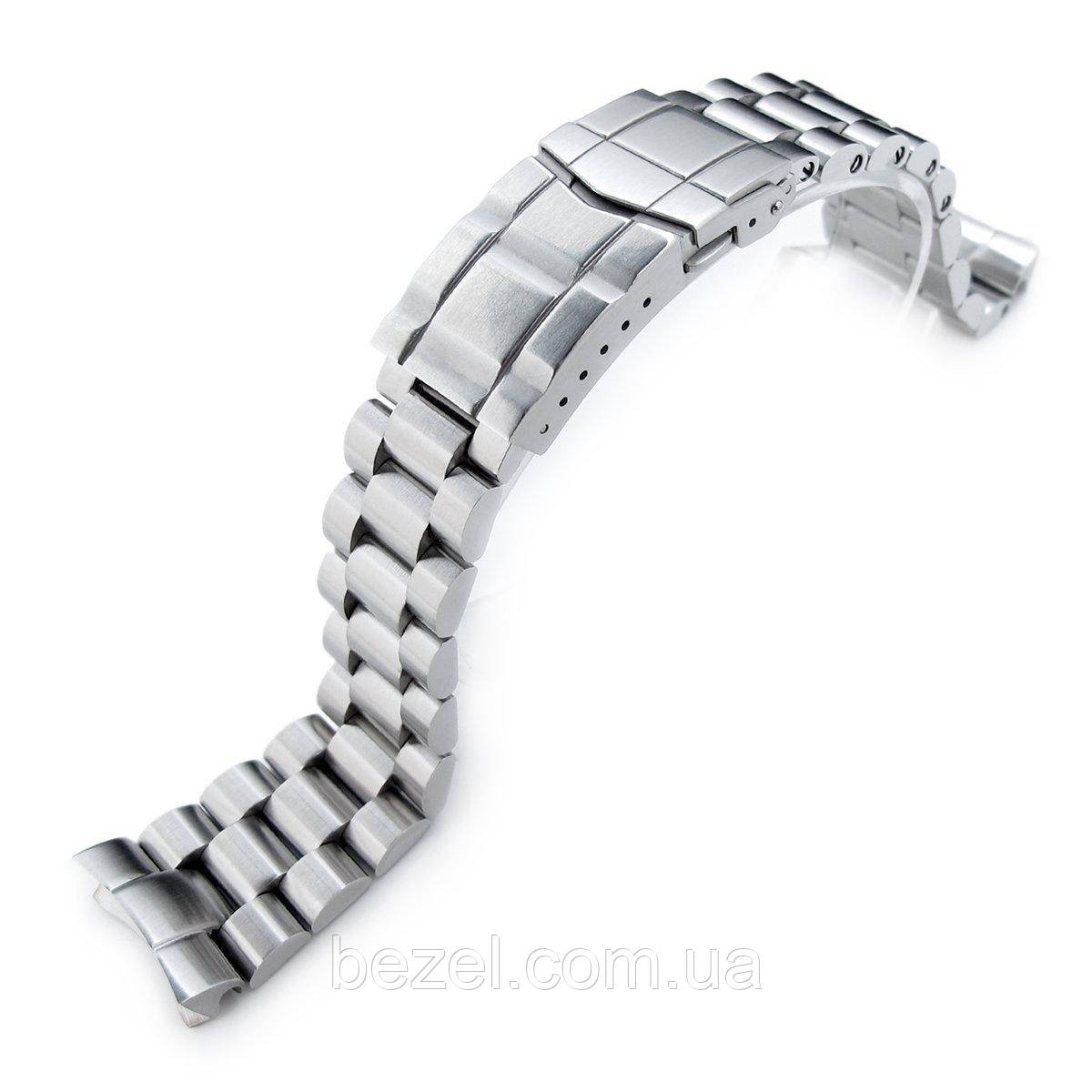22mm Solid 316L Stainless Steel Endmill Watch Bracelet for SEIKO Diver 6309-7040, Solid Submariner Clasp