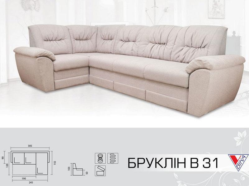 Кутовий диван Бруклін В 31