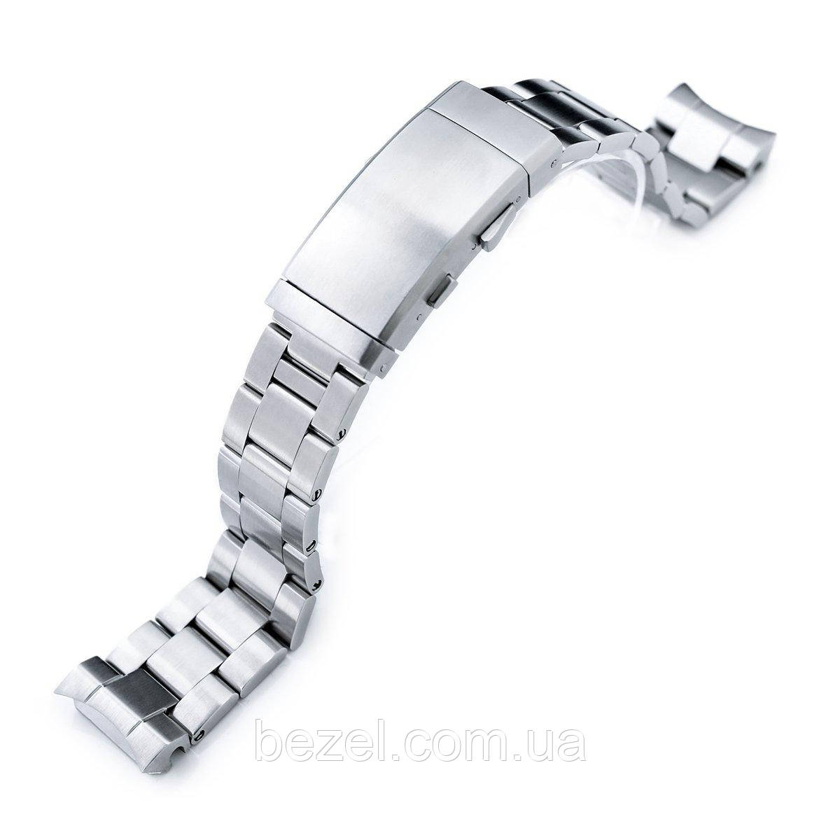 20mm Super Oyster watch band for Seiko MM300 Prospex Marinemaster SBDX001 SBDX017, Brushed, Wetsuit Ratchet