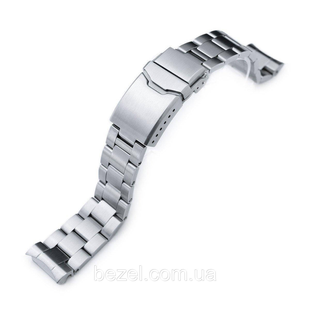 20mm Super Oyster watch band for Seiko MM300 Prospex Marinemaster SBDX001, Button Chamfer