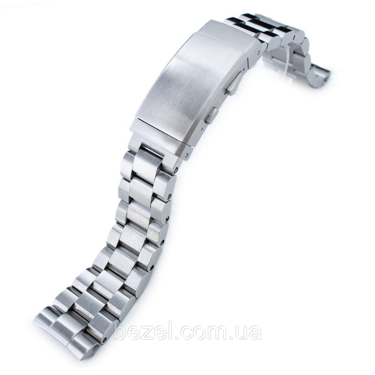 22mm Hexad Oyster 316L Stainless Steel Watch Band for Seiko New Turtles SRP777 & PADI SRPA21, Wetsuit Ratchet