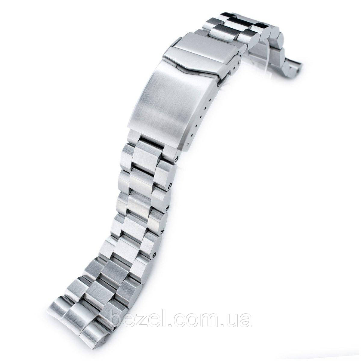 22mm Hexad Oyster 316L Stainless Steel Watch Band for Seiko New Turtles SRP777 & PADI SRPA21, V-Clasp Button