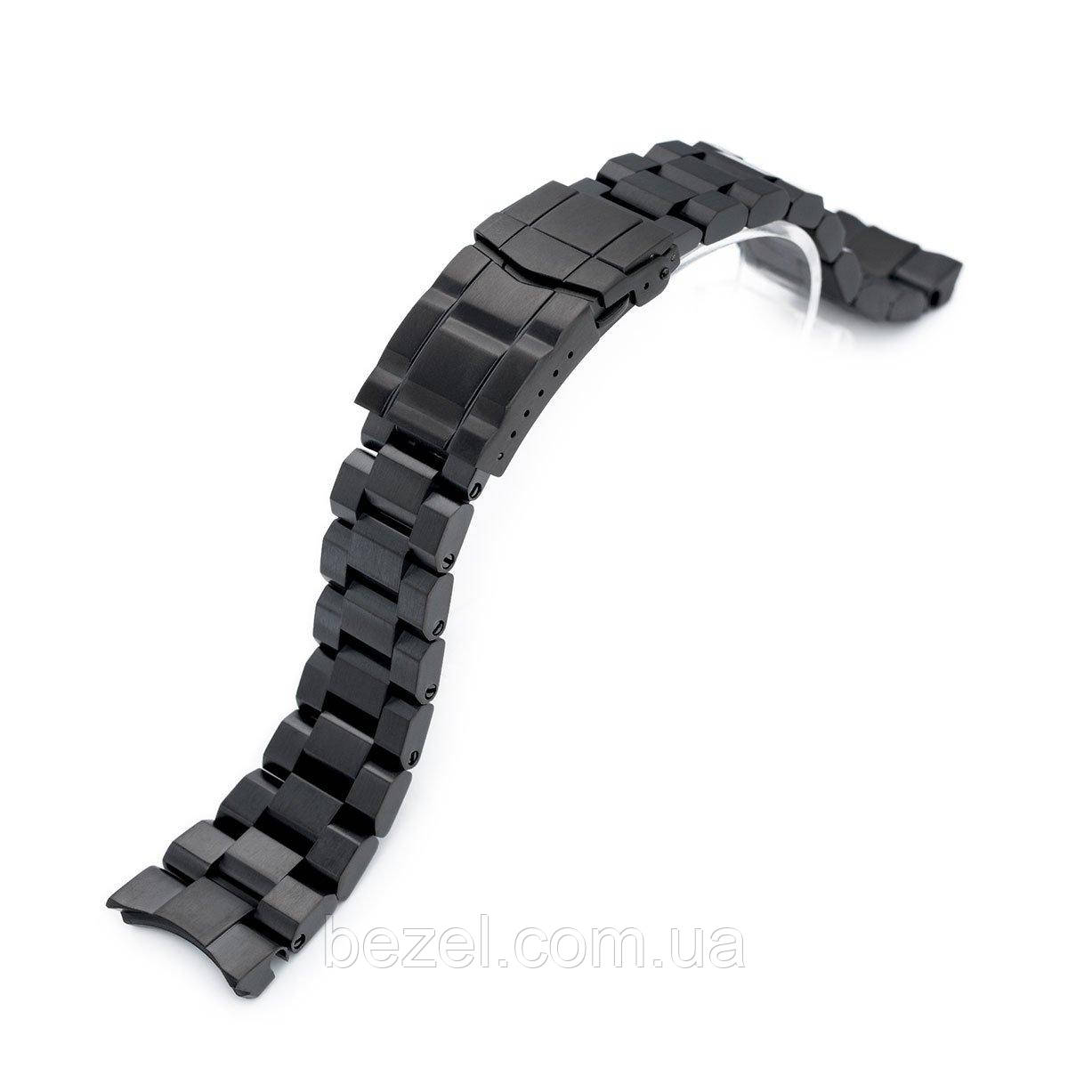 22mm Hexad Oyster 316L Stainless Steel Watch Band for Seiko Samurai SRPB51, SRPB55, Submariner Diver Clasp,