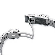 Reissue 22mm Retro Razor 316L Stainless Steel Bracelet for SEIKO Diver SKX007/009/011 Curved End, Button, фото 7