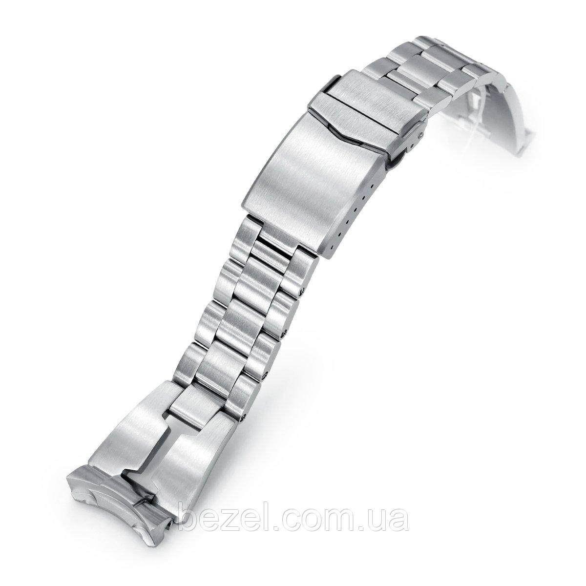 Reissue 22mm Retro Razor 316L Stainless Steel Bracelet for SEIKO Diver SKX007/009/011 Curved End, V-Clasp