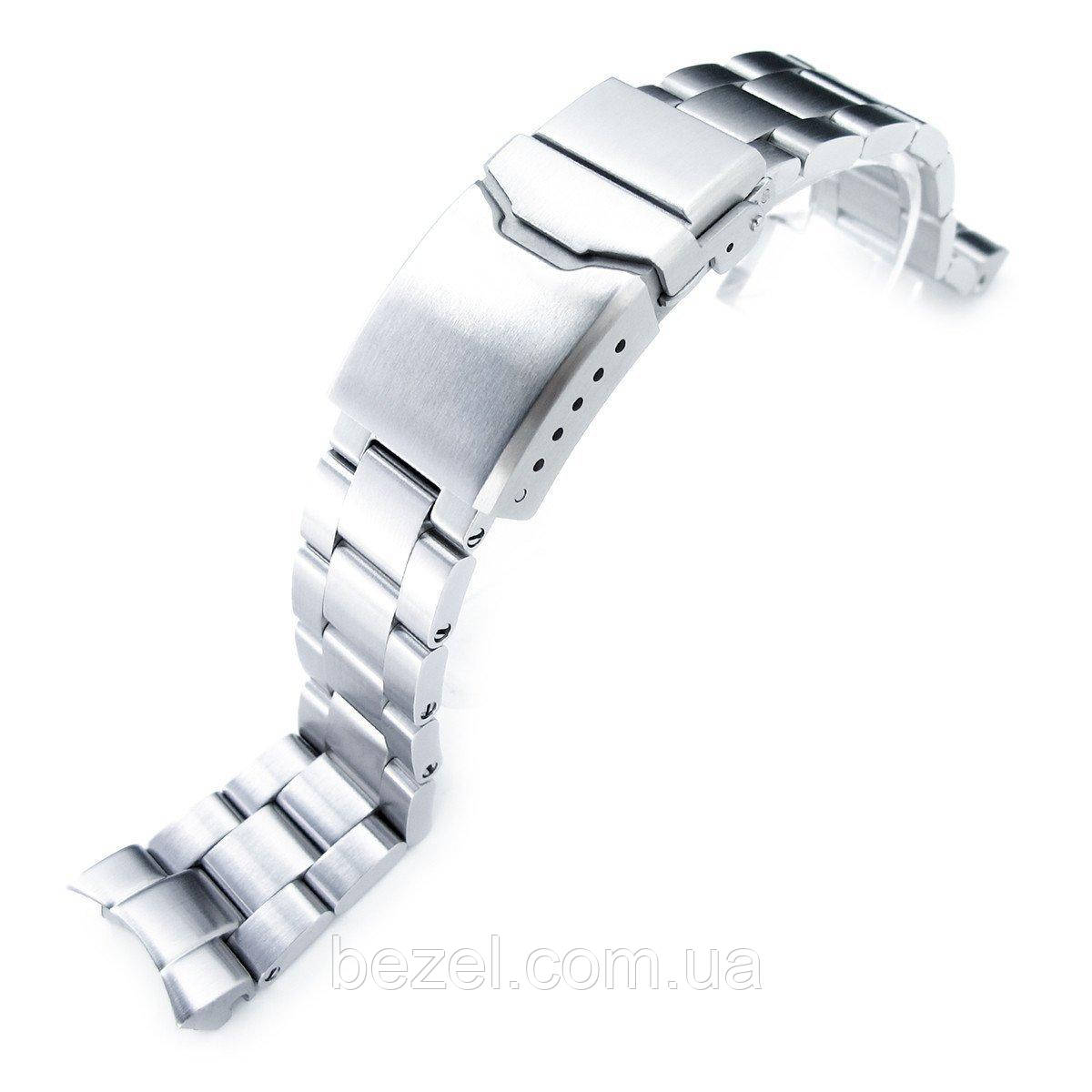 20mm Super Oyster Watch Bracelet for Seiko SKX013, Brushed 316L Stainless Steel, Chamfer
