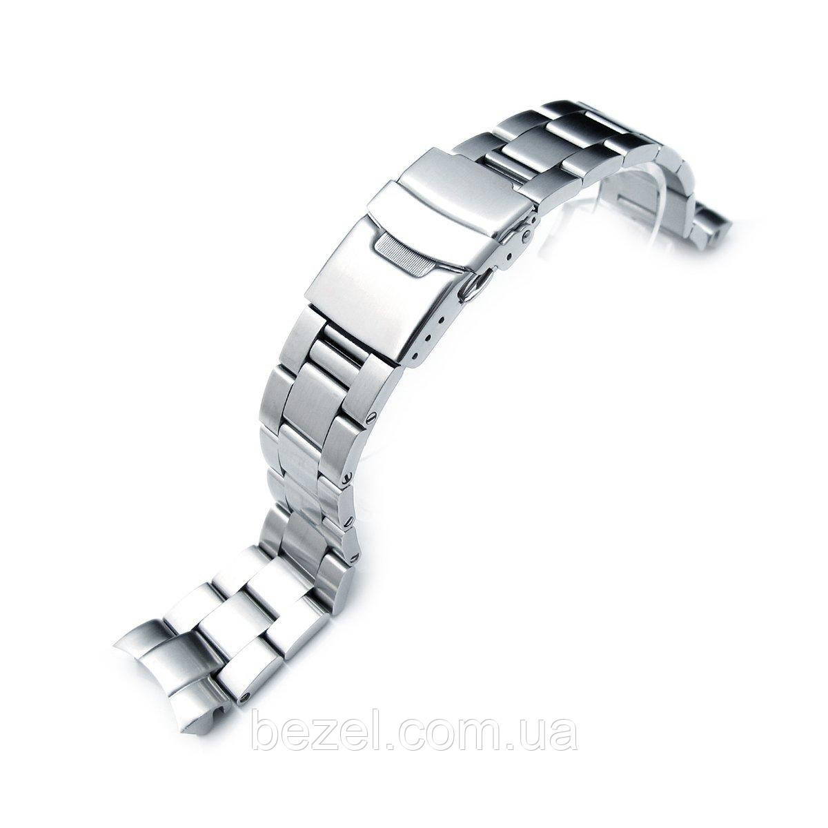 20mm Super Oyster Watch Bracelet for SEIKO Mid-size Diver SKX023, Diver Clasp, Brushed