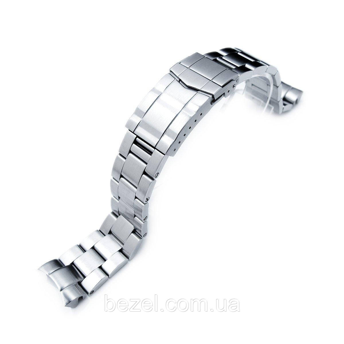 20mm Super Oyster Watch Bracelet for SEIKO Mid-size Diver SKX023, Solid Submariner Clasp, Brushed