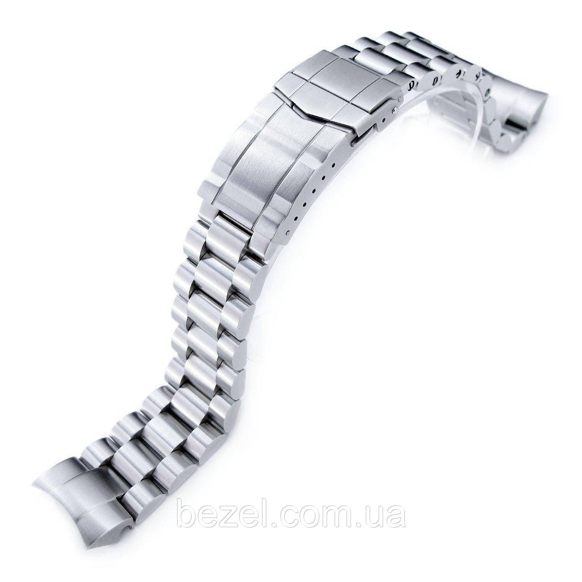 20mm Endmill Watch Bracelet for Seiko Solar Power SSC015, 316L SS Submariner Clasp, фото 1