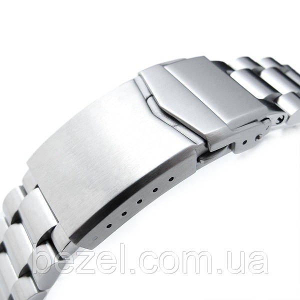 20mm Endmill 316L Stainless Steel Watch Band for Seiko Solar Power SSC015 V Clasp Button Double Lock BEZEL.COM.UA 945420435