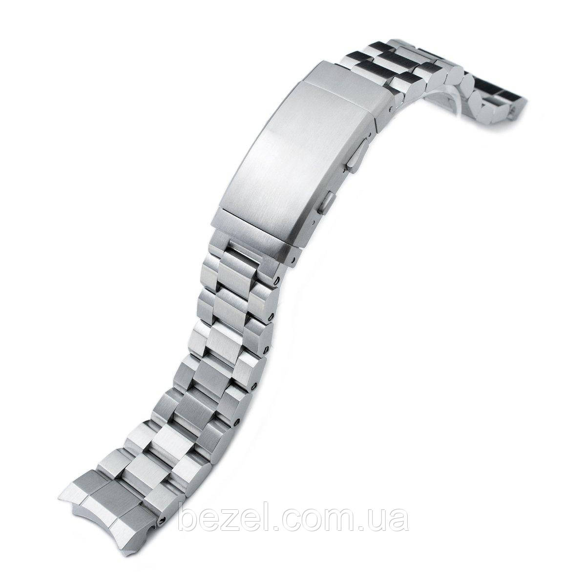 20mm Hexad Oyster 316L Stainless Steel Watch Band for Sumo SBDC001, Wetsuit Ratchet Buckle