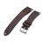24mm MiLTAT Horween Chromexcel Watch Strap, Red Brown, Brown Stitching, фото 3