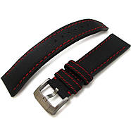 20mm, 22mm Two Piece WW2 G10 Nylon, Red, White & Blue, Brushed Buckle, фото 4