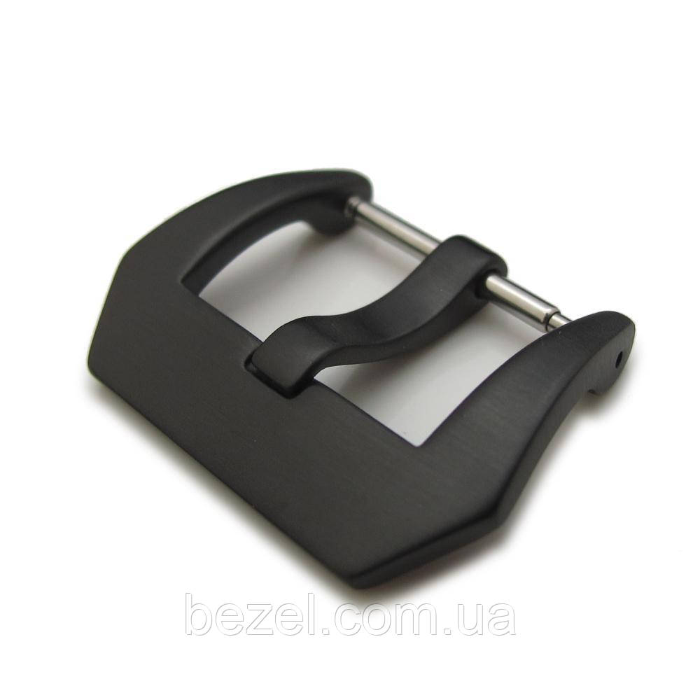 20mm, 22mm High Quality 316L Stainless Steel Spring Bar type Tongue Buckle, PVD Black finish