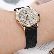 20mm MiLTAT Rally Racing Genuine Alligator Black Watch Strap, фото 2