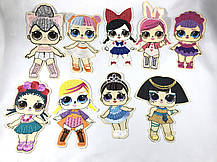 Нашивка «Вихова» Вихованець ЛОЛ котик Kitty Queen 66х80 мм, фото 4