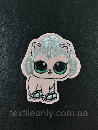Нашивка «Вихова» Вихованець ЛОЛ котик Kitty Queen 66х80 мм, фото 1