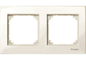 Рамка 2-постова Бежевий Schneider Merten M-PLAN (MTN515244)