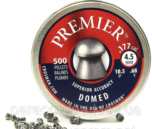 КУЛІ CROSMAN PREMIER DOMED 0.68 гр. 100 ШТ